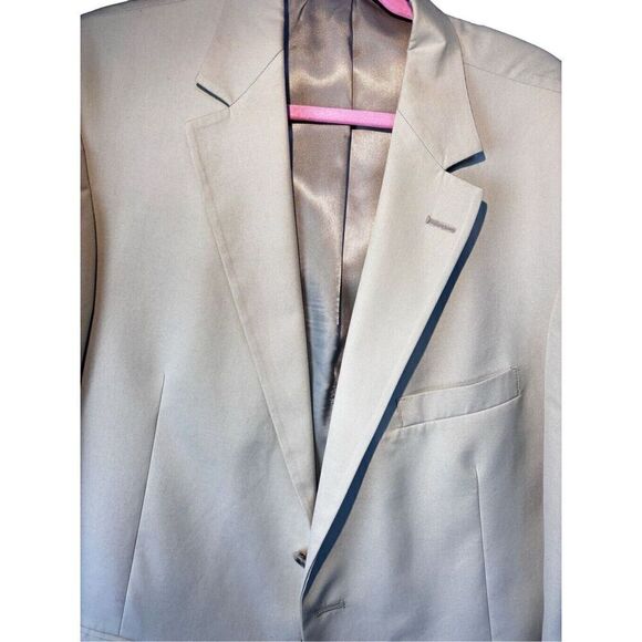 Hardwick Clothing Men’s Cream Color Suit  44 Long - Picture 9 of 16